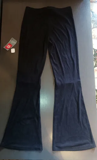 Pantalones campana Y2K negros Talla S