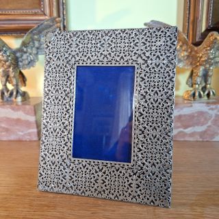 Cornice Portafoto Argento 925 anni 70 foto cm 7x11