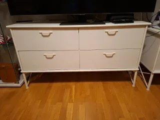 Aparador Ikea Blanco Madera y Metal