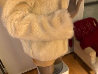 Chaquetón Piel Sintética Bershka Talla M