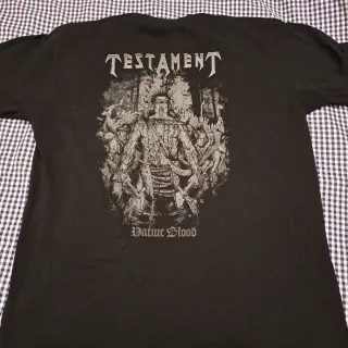 Camiseta Testament Native Blood Negra