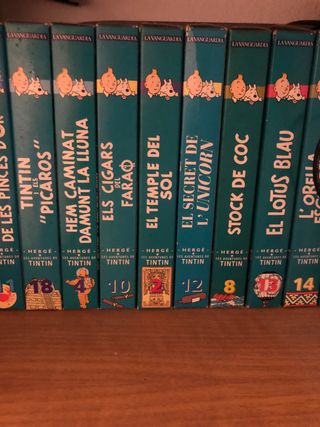 Lote 14 VHS Tintín (Catalán)