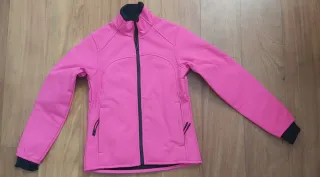 Chaqueta niña impermeable rosa 10 años 140 cm