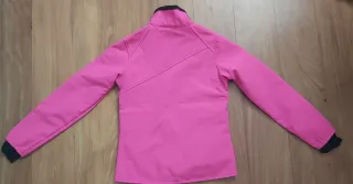 Chaqueta niña impermeable rosa 10 años 140 cm