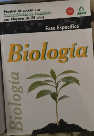 Libros Matemáticas y Biología Fase Específica