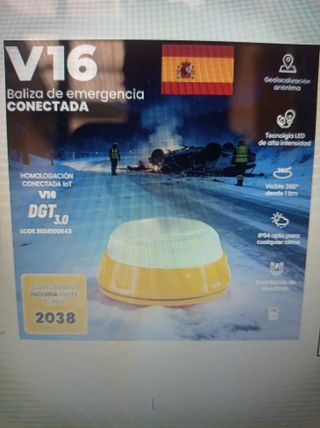 Baliza V16 Homologada DGT Conectada