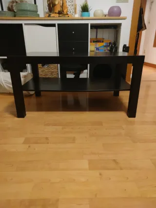Mesa de centro Ikea negra