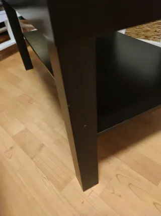 Mesa de centro Ikea negra
