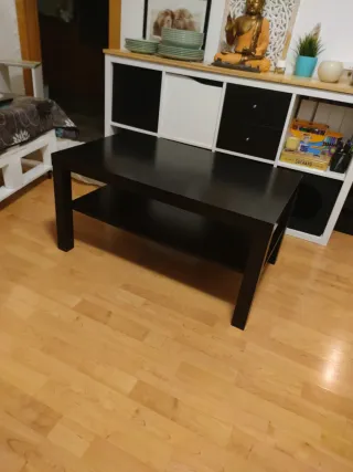 Mesa de centro Ikea negra