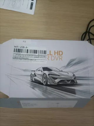 Cámara Dashcam Coche Negra