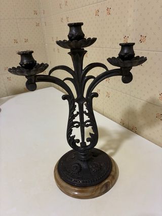 Candelabros de Hierro Forjado (2 unidades)