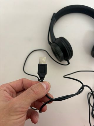 Vultech Auriculares USB HS-03 Micrófono Diadema