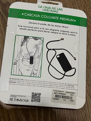 Funda iPhone 11 Pro Negra + Cuerda