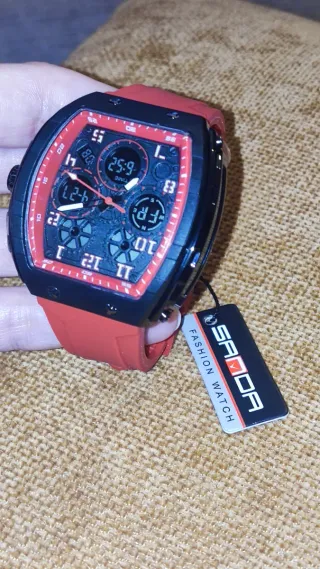 Reloj deportivo hombre analógico + digital