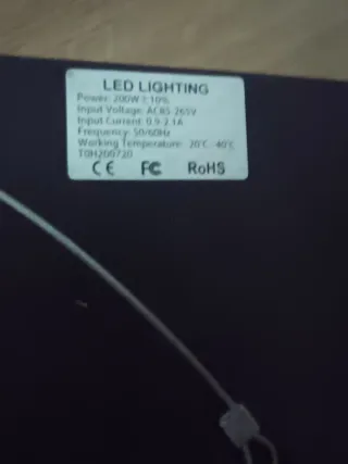 Luz LED 200W Indoor