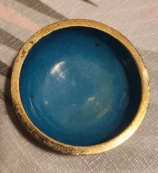 Caja joyero esmalte flores y mariposas