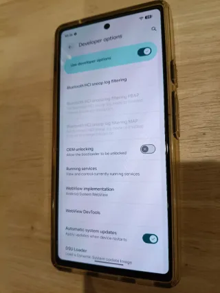Google Pixel 6a Graphene OS Negro