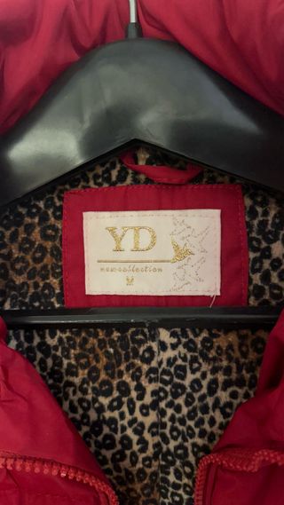 Chaqueta acolchada YD forro animal print