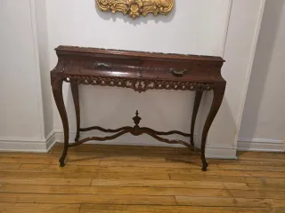 conjunto mesa y espejo