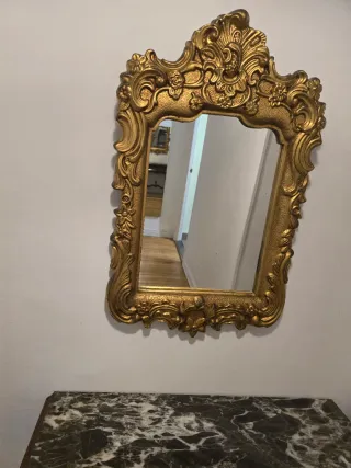 conjunto mesa y espejo