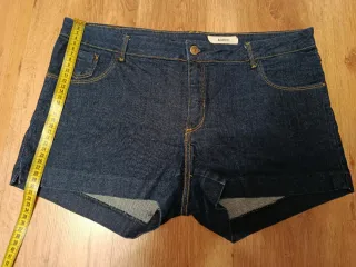 Pantalón corto vaquero H&M mujer talla 46