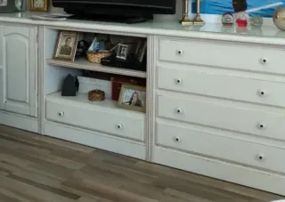 Mueble de salón de pino restaurado