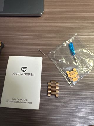 Reloj Pagani Design day date rose gold