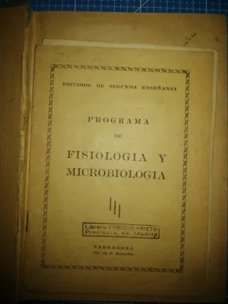 Nociones de Fisiología y Microbiologia