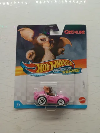 Hot Wheels Gremlins Gizmo Coche Rosa