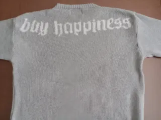 Jersey Mony Knit de punto gris símbolo Dólar