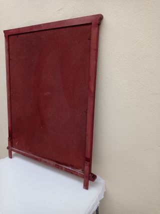 Espejo Vintage Marco Rojo