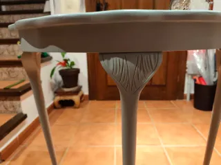 Consola vintage en madera y epoxi