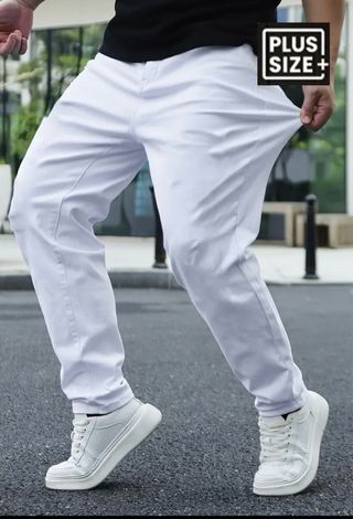 Pantalón vaquero Blanco Caballero Talla 64-66