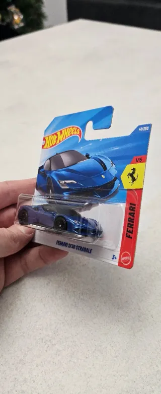 Hot Wheels Ferrari SF90 Stradale Blu