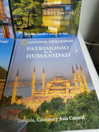 Cuatro libros de national geographic