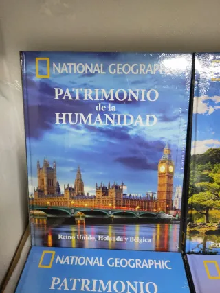 Cuatro libros de national geographic