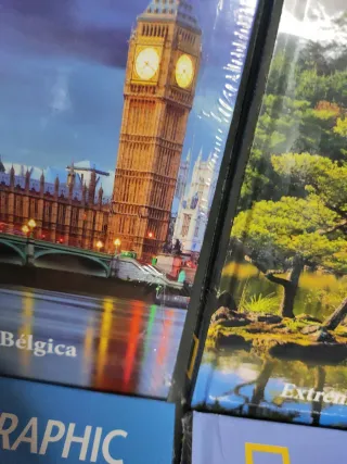 Cuatro libros de national geographic