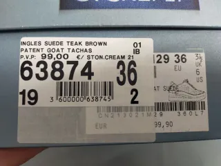 Stonefly Zapatos Marrones y Dorados