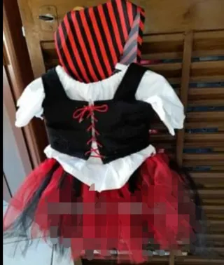 Costume Piratessa Bambina 4/5 Anni #tutu dress