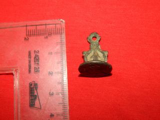 Sello Arabe para lacrar documentos edad medieval.