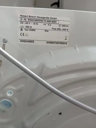 Despiece o completa,  lavadora Bosch Serie 6 Ecosi