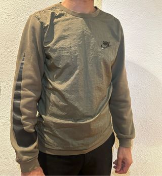 Sudadera Nike Híbrida Polar Verde Oliva