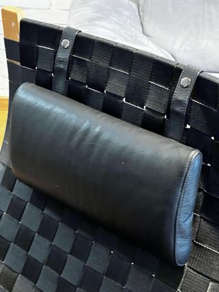 Sillón Ikea Negro y Madera