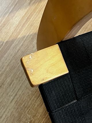 Sillón Ikea Negro y Madera