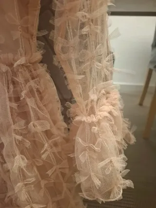Vestido de gala rosa niña talla 9-10 años