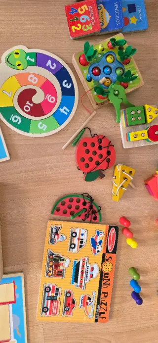 Lote Juguetes Primera Infancia. Montessori