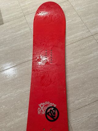 Tabla de Snowboard Santa Cruz Roja 154cm