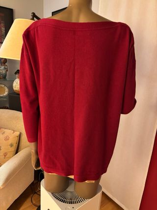 Jersey Vino Talla M con Incrustaciones