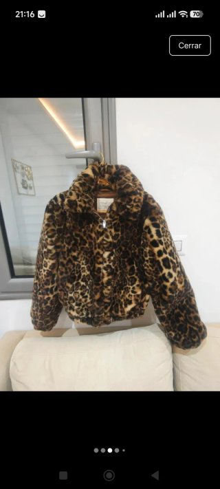 Chaqueta de pelo leopardo Levi's Talla XS