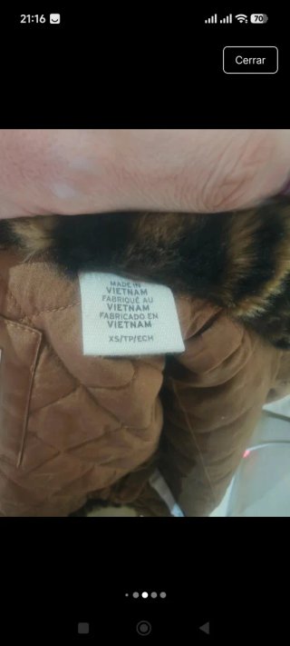 Chaqueta de pelo leopardo Levi's Talla XS